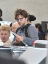 Actor Bradley cooper is seen at LAX