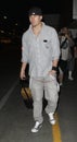 Actor Channing Tatum is seen at LAX Royalty Free Stock Photo