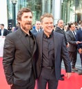 Actor Christian Bale and Matt Damon at movie premiere of Ford v Ferrari at Toronto International Film Festival 2019