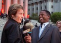 Denis Leary and AJ Calloway at the Vanity Fair Party for the 2010 Tribeca Film Festival Royalty Free Stock Photo