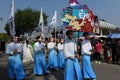 Actor dress up for chinese opera show in beijing theatre festival