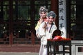 Opera Actress dress up for chinese opera show in beijing theatre festival