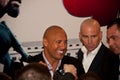 Actor Dwayne (The Rock) Johnson in Moscow Royalty Free Stock Photo