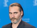 Actor Joaquin Phoenix poses during Berlinale 2018 Royalty Free Stock Photo