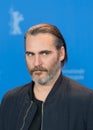 Actor Joaquin Phoenix poses during Berlinale 2018 Royalty Free Stock Photo