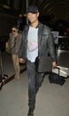 Actor Josh Duhamel & wife singer Fergie at LAX, CA