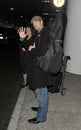 Actor josh Hollaway is seen at LAX . O Royalty Free Stock Photo