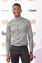 Actor Mamoudou Athie at the `Unicorn Store` premiere at 2017 Toronto International Film Festival Royalty Free Stock Photo