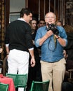 Actor Matthew Fox and photographer Peter Lindbergh