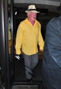 Actor Nick Nolte at LAX airport Royalty Free Stock Photo