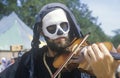 Actor Playing Violin at Renaissance Faire, Agoura, California