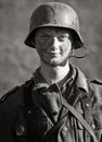 The actor in the uniform of a German soldier