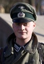 The actor in the uniform of a German soldier