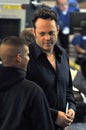 Actor Vince Vaughn is seen at LAX airport Royalty Free Stock Photo