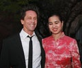 Brian Grazer and Chau-Gong Thi Nguyen at Vanity Fair Party for the 2008 Tribeca Film Festival Royalty Free Stock Photo