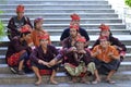 Actors at Garuda Wisnu Kencana Cultural Park Royalty Free Stock Photo