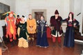 Actors in historic costumes
