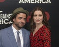 David Krumholtz and Vanessa Britting at HBO Red Carpet Premiere of `The Plot Against America` Royalty Free Stock Photo