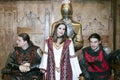 Actors for Medieval Times at NY Comic Con