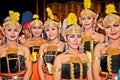 Actors of Ramayana ballet performs at Purawisata Jogja in Yogya