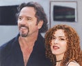 Tom Wopat and Bernadette Peters at Broadway on Broadway Concert in Times Square