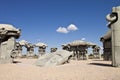 Actraction of carhenge,nebraska usa