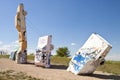 Actraction of carhenge,nebraska usa