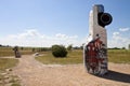 Actraction of carhenge,nebraska usa Royalty Free Stock Photo