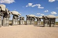 Actraction of carhenge,nebraska usa Royalty Free Stock Photo
