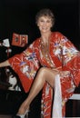 Cloris Leachman Relaxes Following Stage Performance in Chicago in 1981