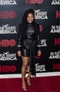 Dominique Fishback at HBO Red Carpet Premiere of `The Plot Against America`