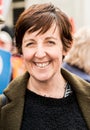 Actress Julie Hesmondhalgh at the Save Our NHS protest demonstration - London.