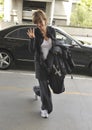 Actress Lisa Rinna is seen at LAX