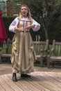 Actress performing Shakespeare plays in Shakespeare Birthplace