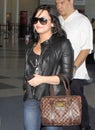 Actress/singer Demi Lovato at LAX airport.