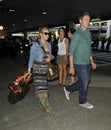 Actress Singer Jessica Simpson & boyfriend at LAX