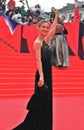 Actress Svetlana Ivanova greets fans at Moscow Film Festival