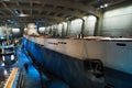 An actual captured Nazi U-boat on display, Museum of Science and Industry, Chicago Royalty Free Stock Photo