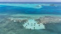 Acuario and Haynes Cay San Andres Colombia Aerial View Landscape Royalty Free Stock Photo