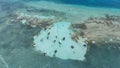 Acuario and Haynes Cay San Andres Colombia Aerial View Landscape Royalty Free Stock Photo