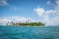 Acuario and Haynes Cay San Andres Colombia Aerial View Landscape Royalty Free Stock Photo