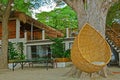 Acuaverde Beach Resort hanging chair in Laiya, Batangas, Philippines