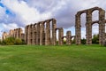 The Acueducto de los Milagros, Miraculous Aqueduct in Merida, Extremadura, Spain Royalty Free Stock Photo