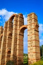Acueducto Los Milagros Merida Badajoz aqueduct Royalty Free Stock Photo