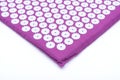 Acupressure Mat for Back and Neck Pain Relief and Muscle Relaxation. Relieves Stress, Back, Neck and Sciatic Pain. Royalty Free Stock Photo