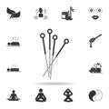 Acupuncture icon. Detailed set of SPA icons. Premium quality graphic design. One of the collection icons for websites, web design,