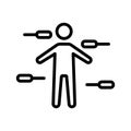 Acupuncture Isolated Vector icon which can easily modify or edit