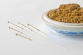 Acupuncture needle Royalty Free Stock Photo