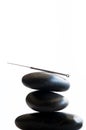 Acupuncture needle Royalty Free Stock Photo