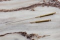 Acupuncture needles Royalty Free Stock Photo